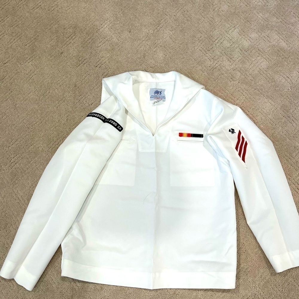 Womens Official San Diego Navy Sailor “Crackerjack” costume top. Size 12 or M